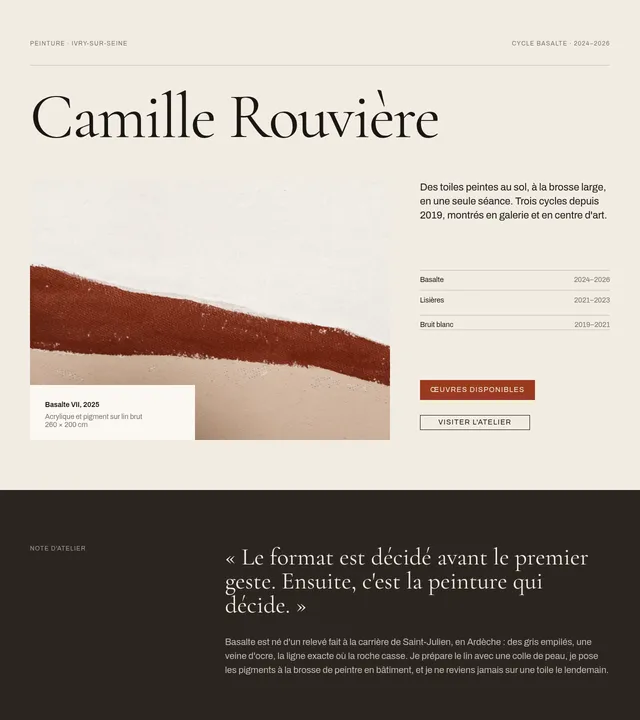 Peinture abstraite