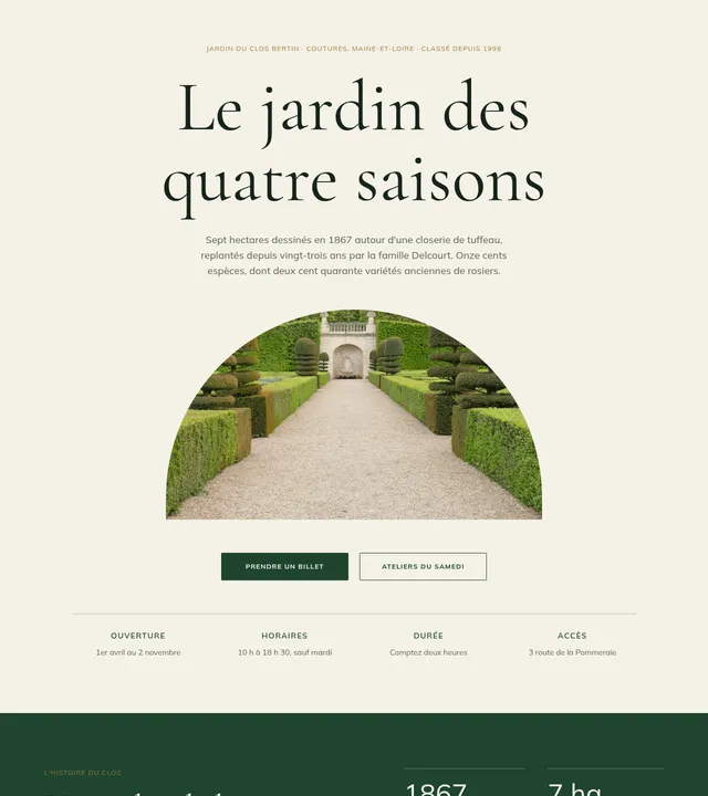 Jardin remarquable