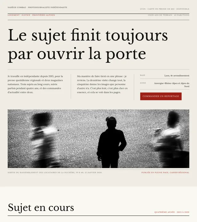 Photojournaliste