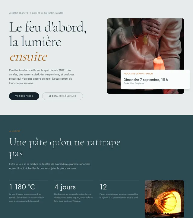 Atelier du verre