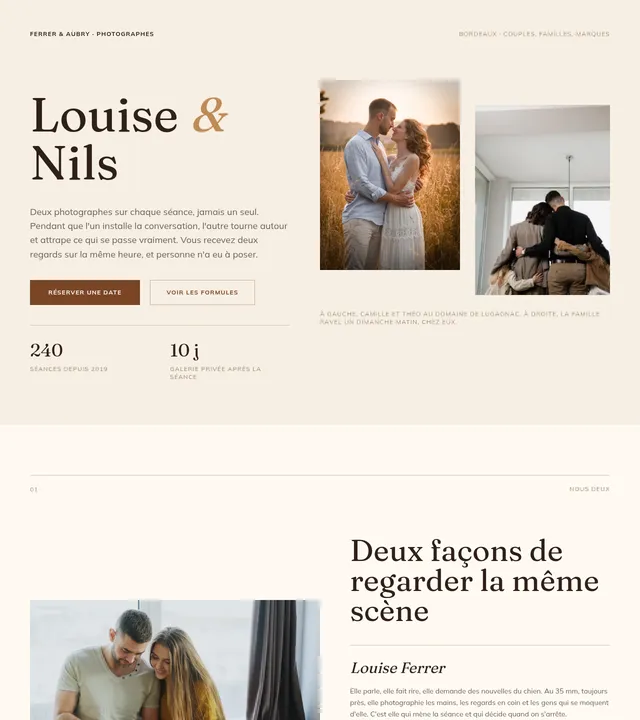 Duo de photographes
