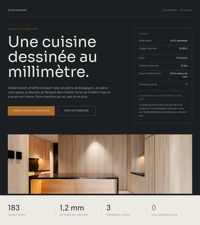 Cuisines sur mesure