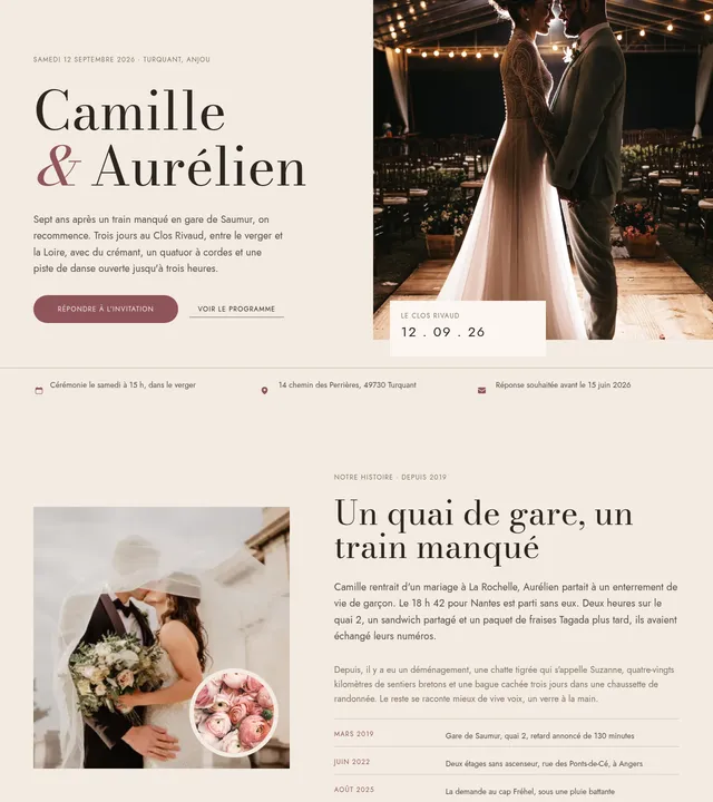 Site de mariage