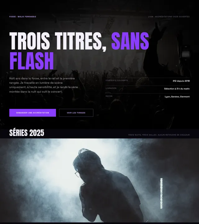 Photographe de scène