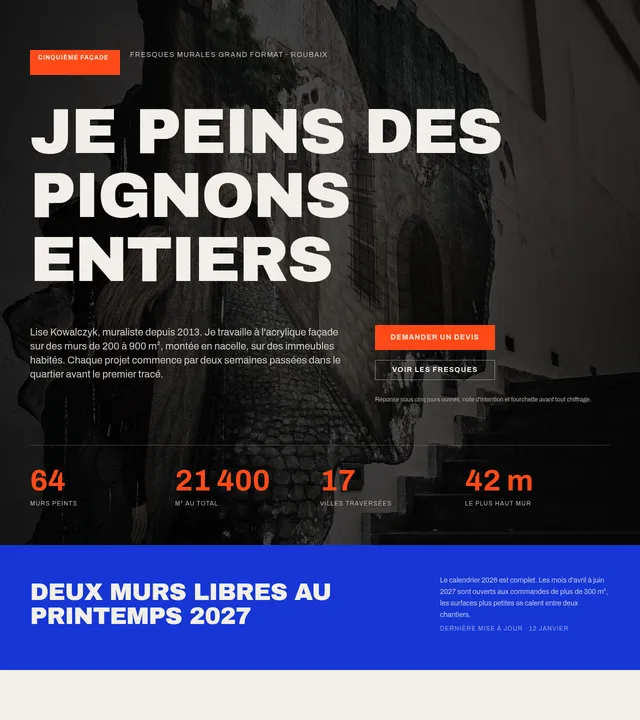 Peintre muraliste