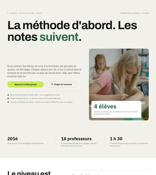 Soutien scolaire