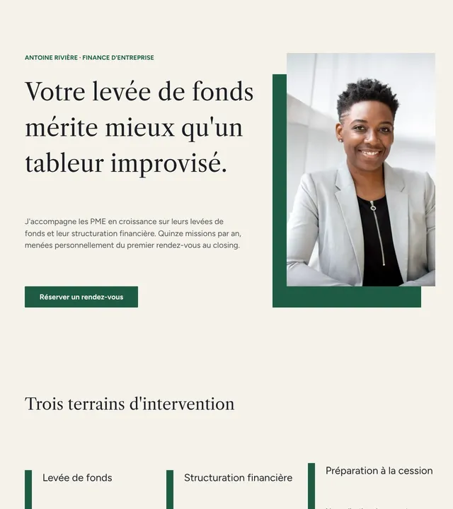 Consultant finance