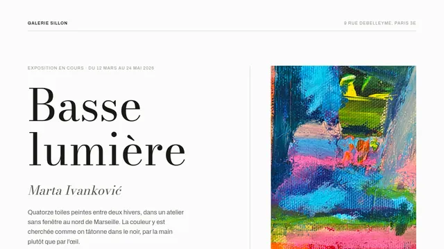 Galerie contemporaine