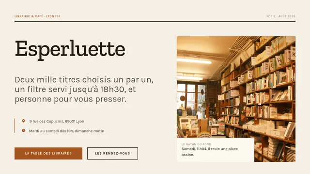 Librairie-café