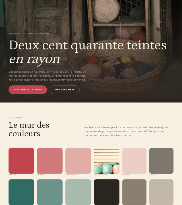 Mercerie & laines