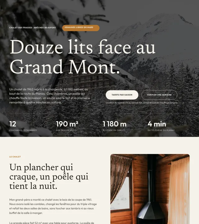 Gîte de montagne