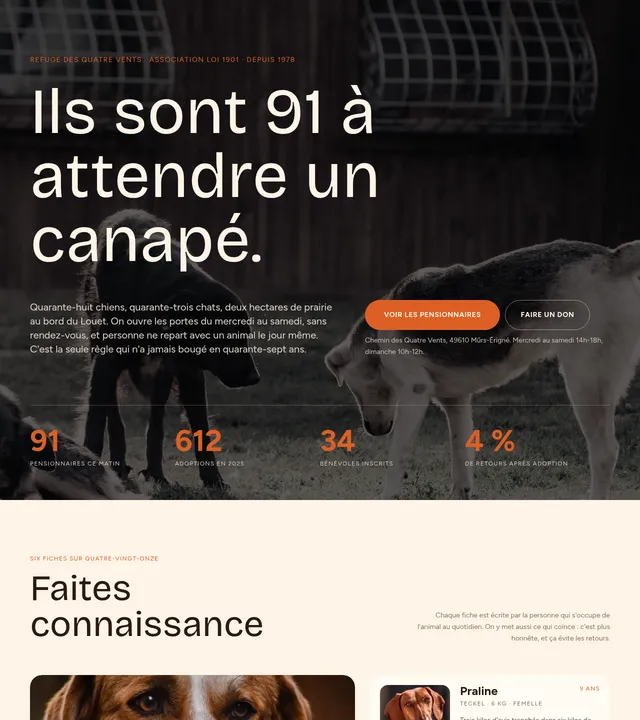 Refuge animalier