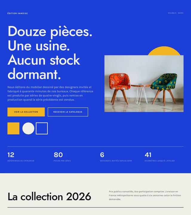 Mobilier éditeur