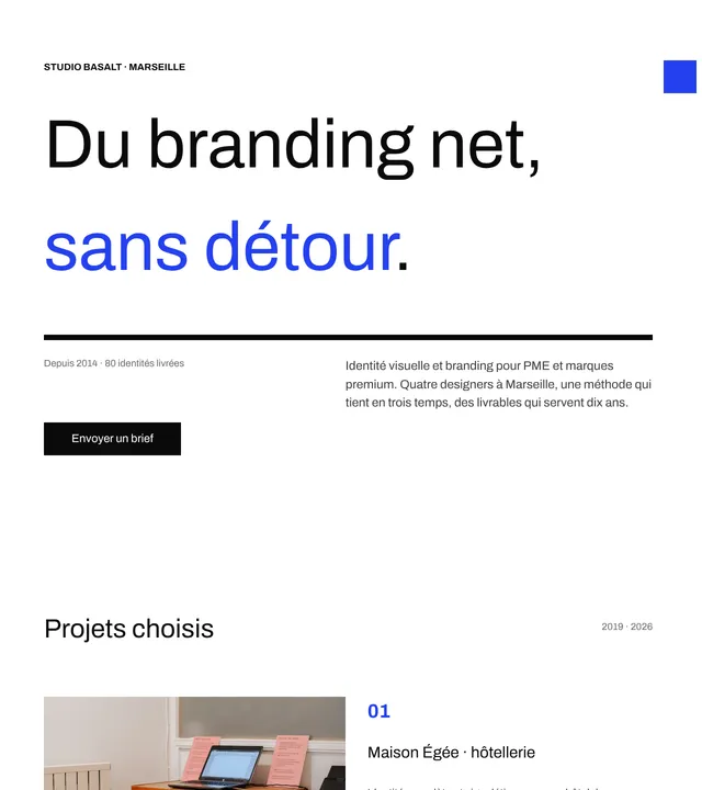 Studio de design