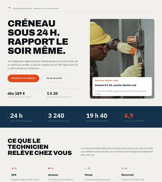 Diagnostics immobiliers