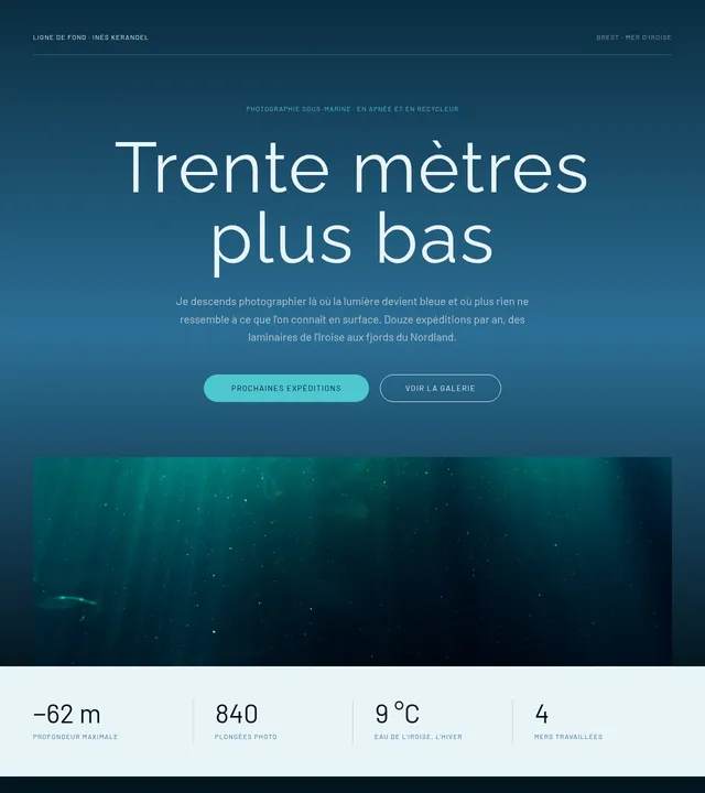 Photographe sous-marine