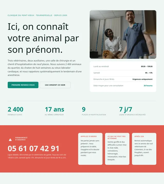 Clinique vétérinaire