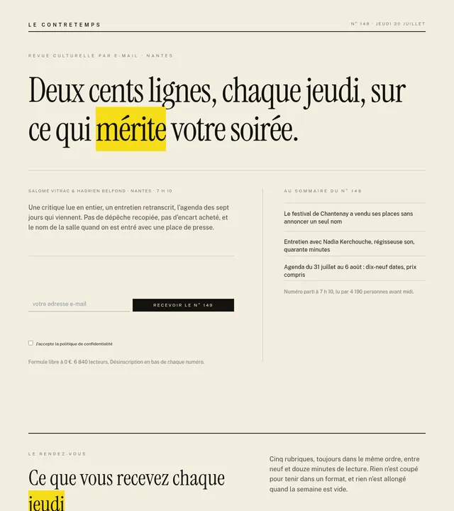 Infolettre culturelle