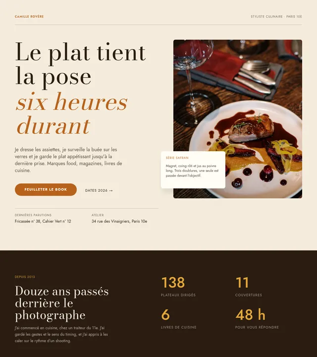 Stylisme culinaire