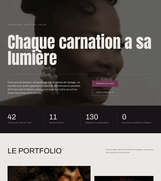 Maquilleuse artiste