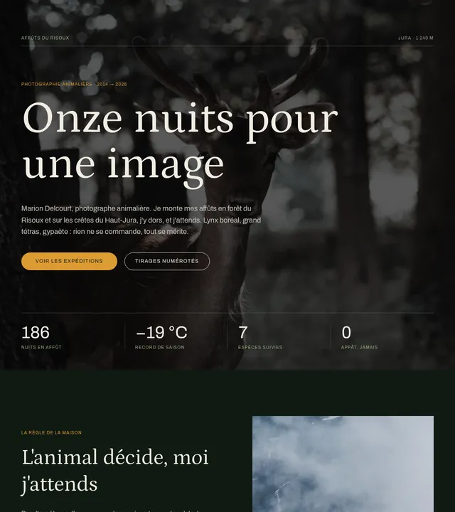 Photographe animalier