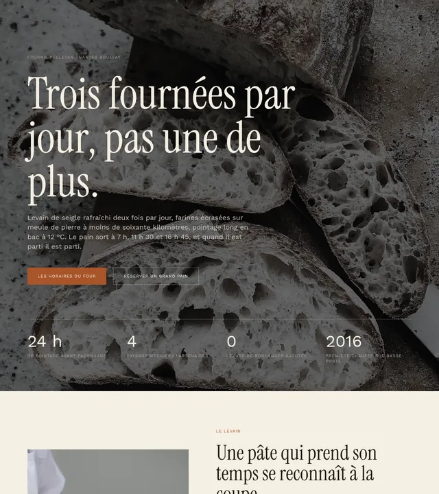 Boulangerie au levain