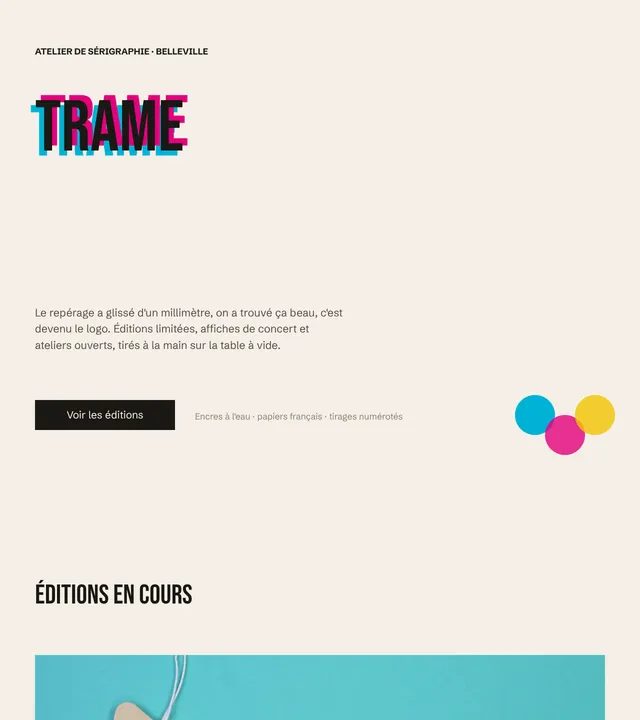 Atelier Trame
