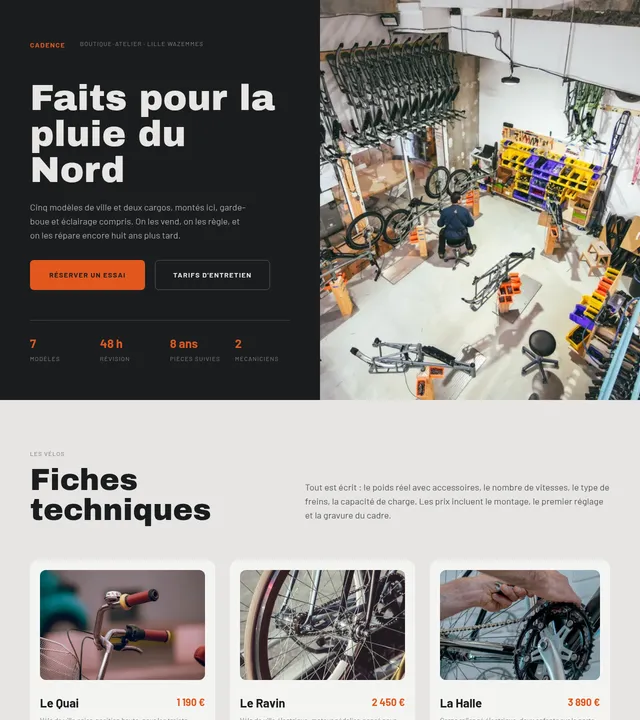 Atelier vélo urbain