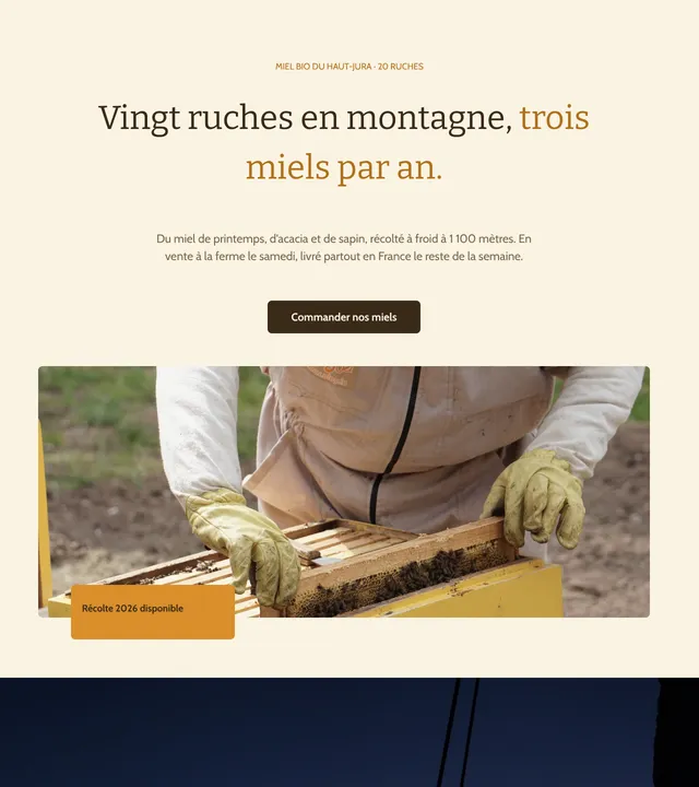 Apiculteur artisan