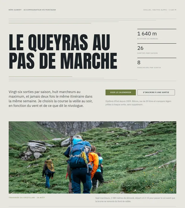 Guide de montagne