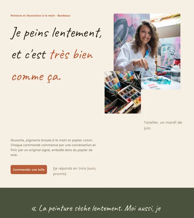 Illustratrice · Gouache