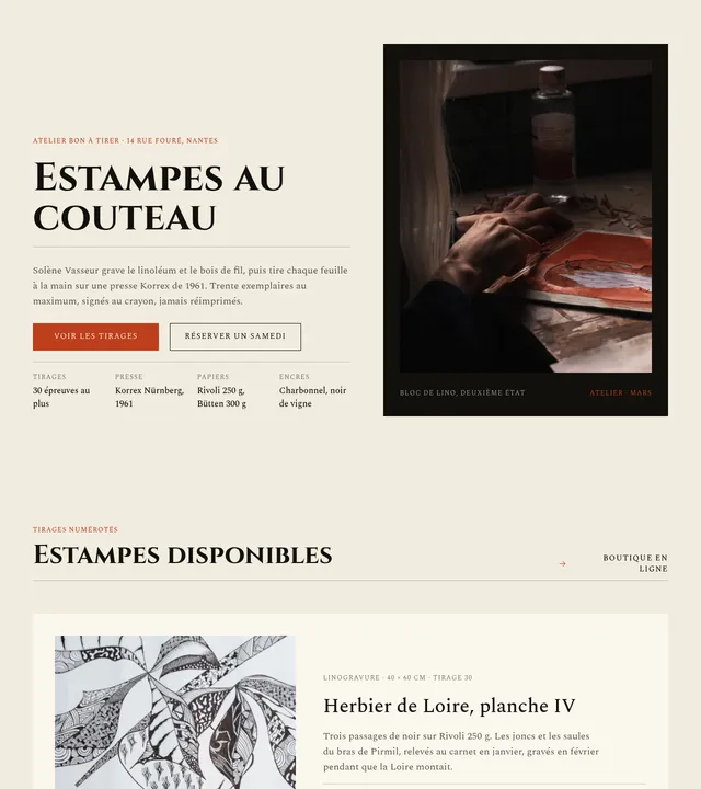 Gravure & lino