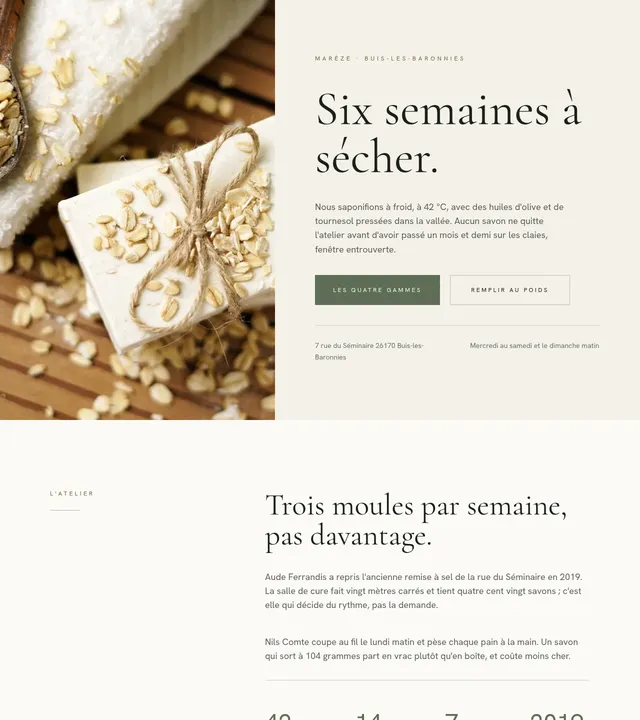 Savonnerie botanique