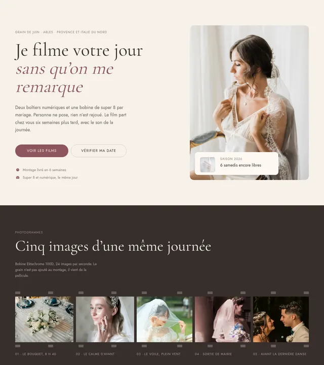Vidéaste mariage
