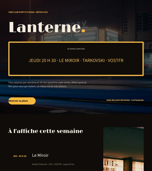 Ciné-club Lanterne