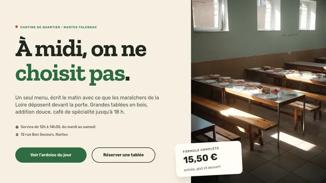 Cantine de quartier
