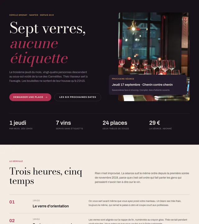 Club dégustation