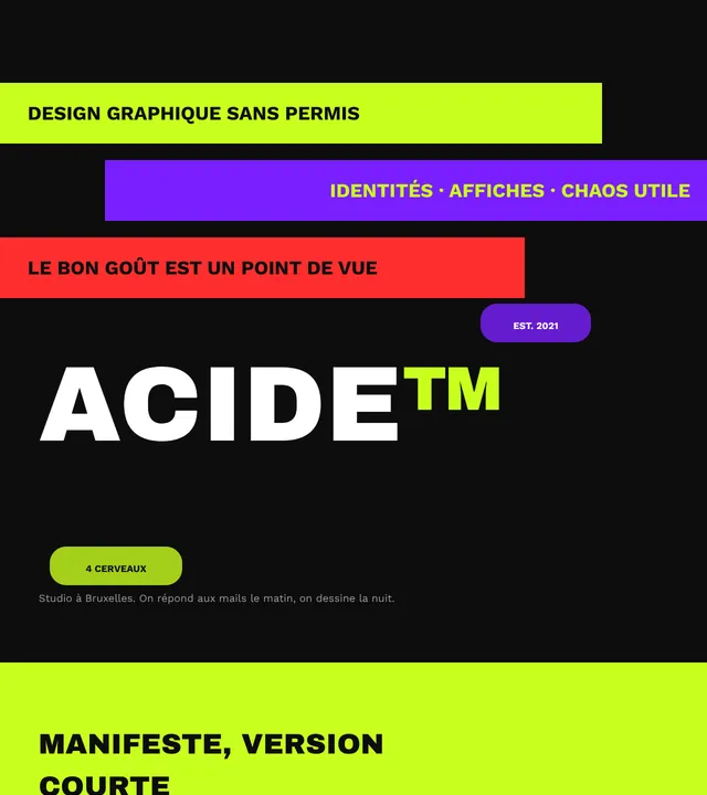 Collectif Acide