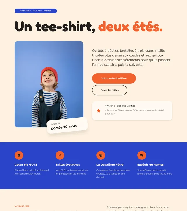 Mode enfant bio