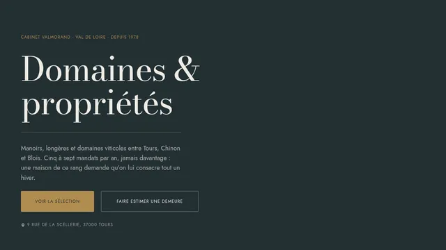 Domaines & propriétés