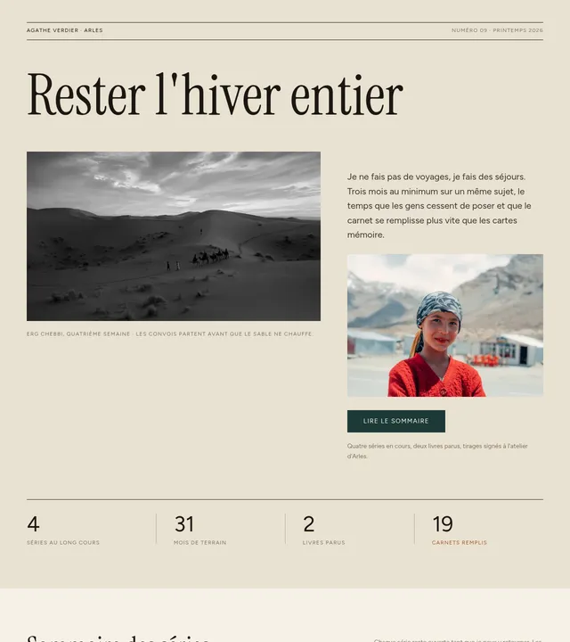 Carnets photographiques