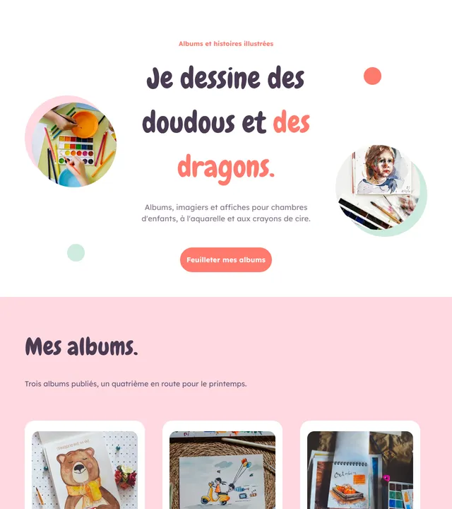 Illustratrice · Pastel