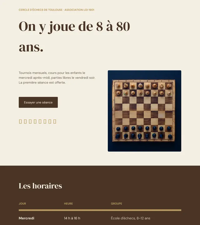 Club d'echecs