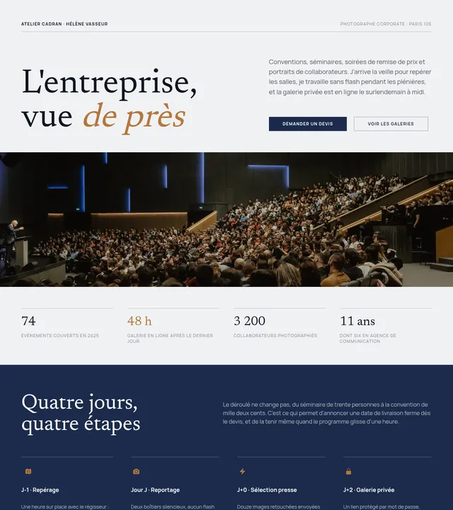 Photographe corporate