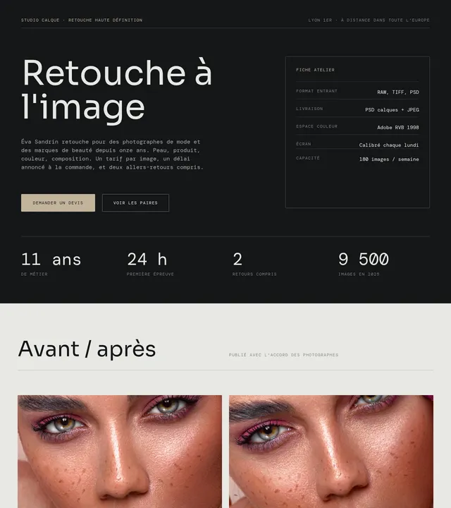 Retouche photo